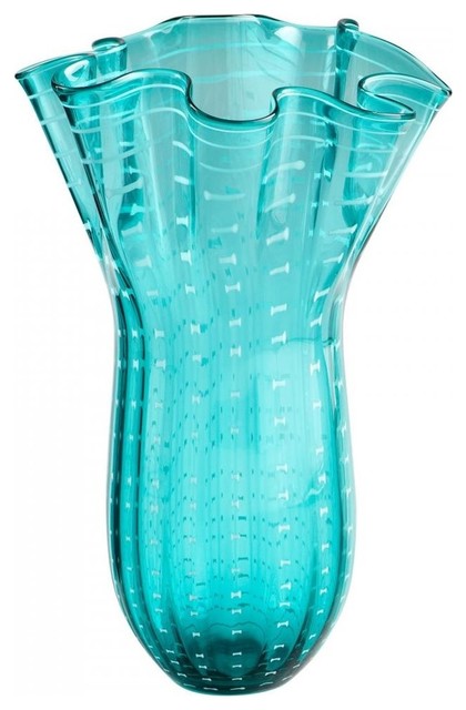 Cyan Design Under The Sea Transitional Flower Vase, Small