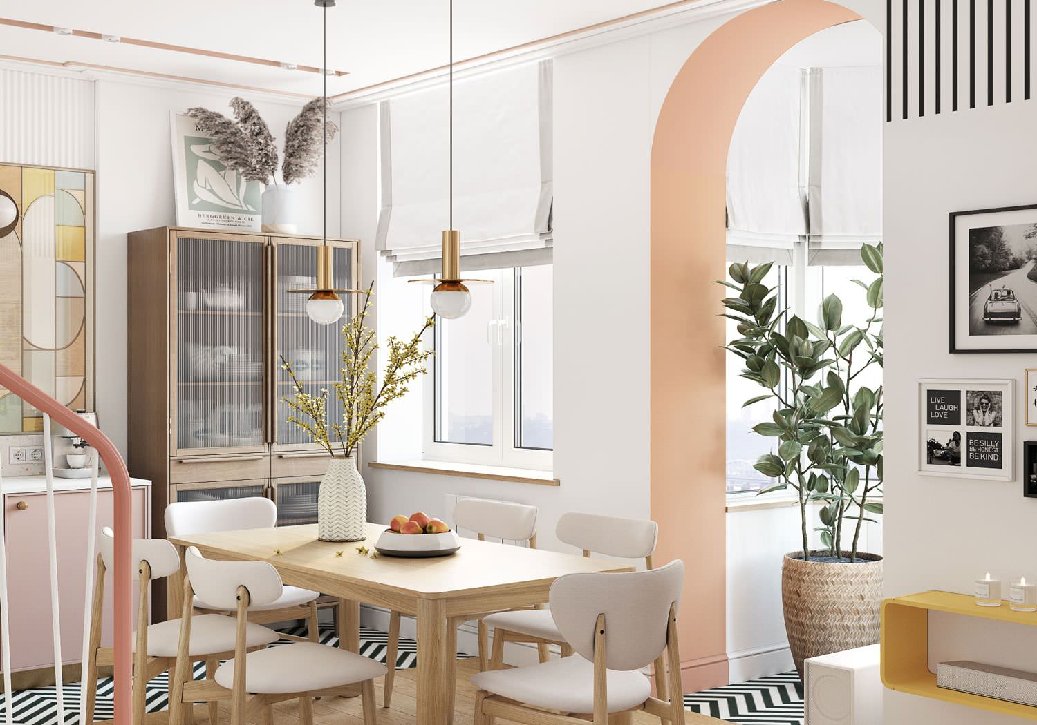 Дизайн интерьера двухуровневой квартиры в г. Раменское