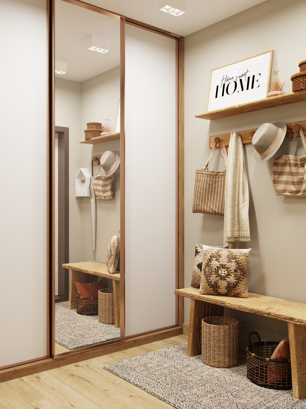 Scandi, прихожая