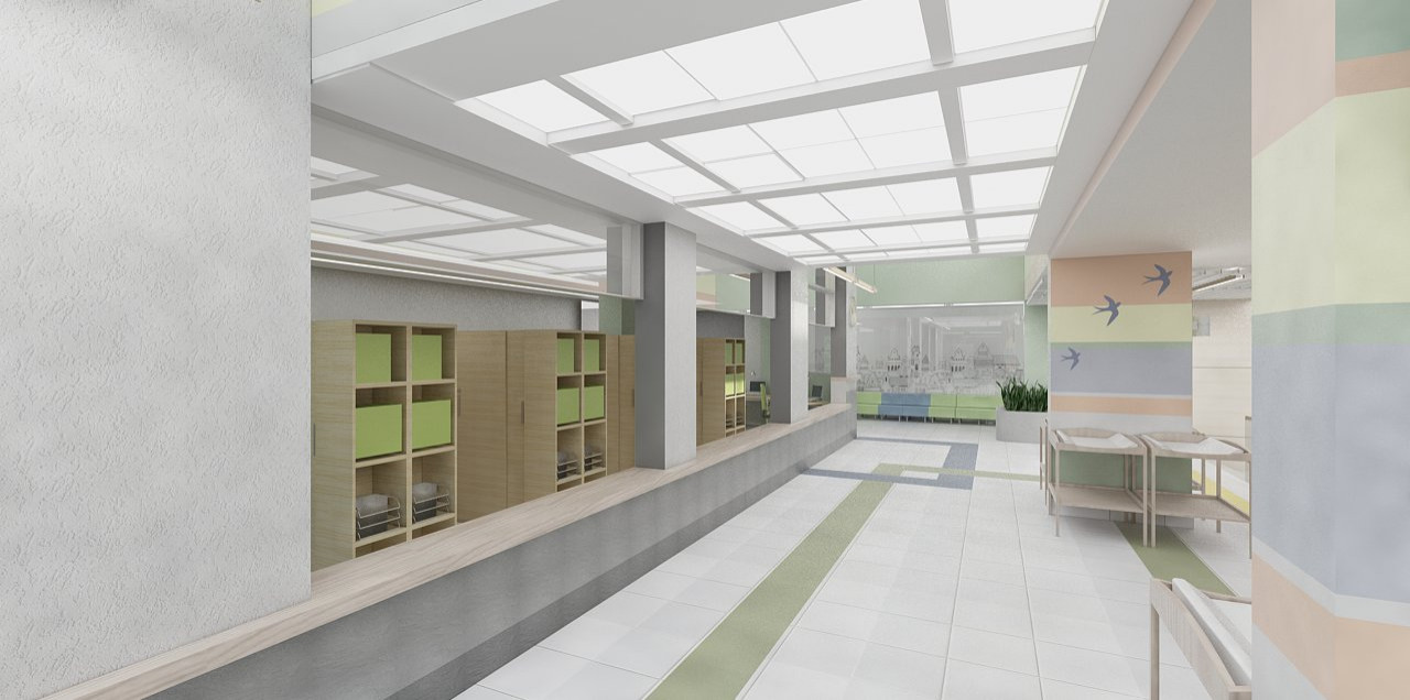 ХОЛЛ ДЕТСКОЙ ПОЛИКЛИНИКИ