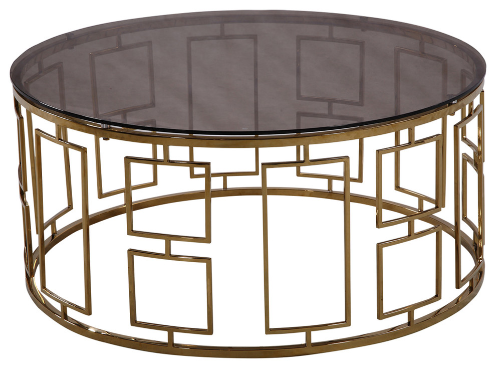 Zinc Coffee Table Contemporary Coffee Tables by HedgeApple Houzz