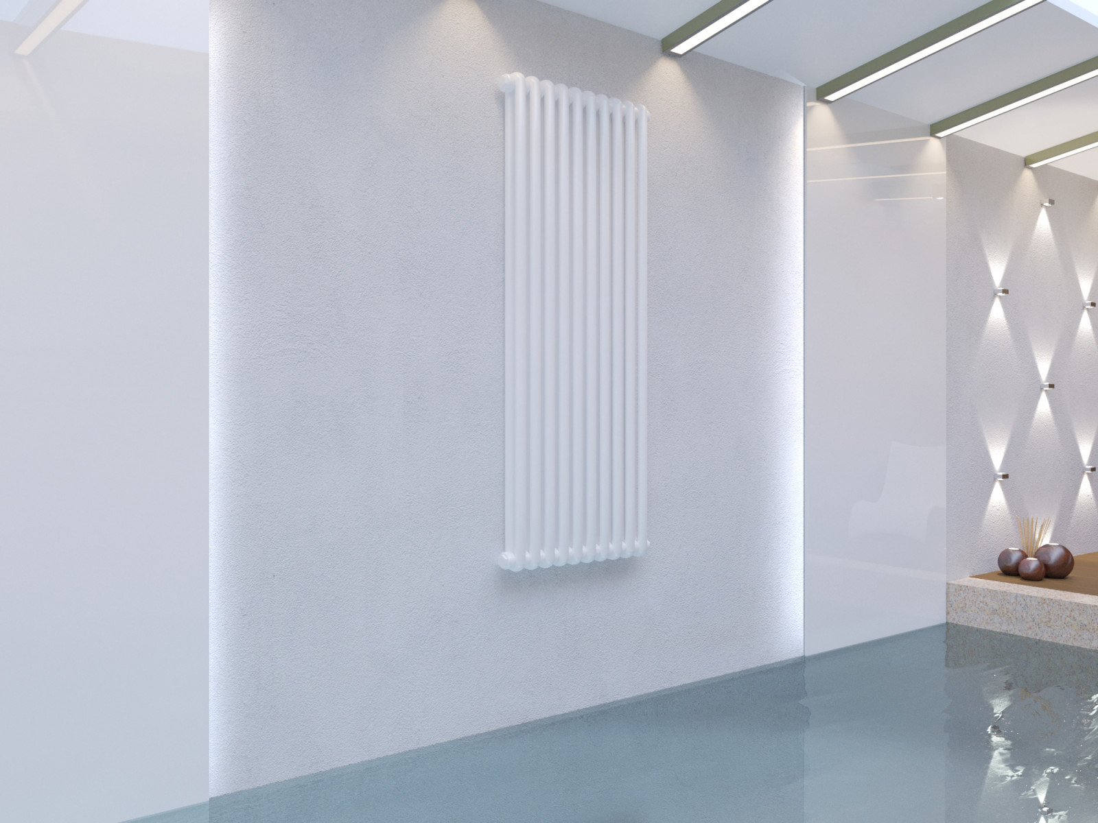 Бассейн в помещении уличного гаража