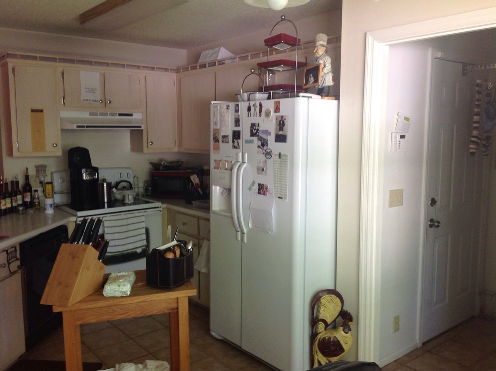 Small odd shaped kitchen