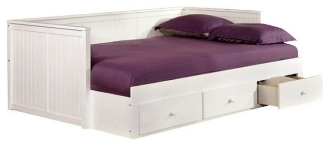 Furniture Of America Aidan Cottage Full Wood Daybed With Drawers