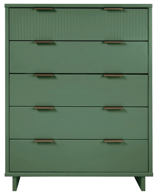 Granville 45.27 Tall Dresser, Sage Green Contemporary Dressers by