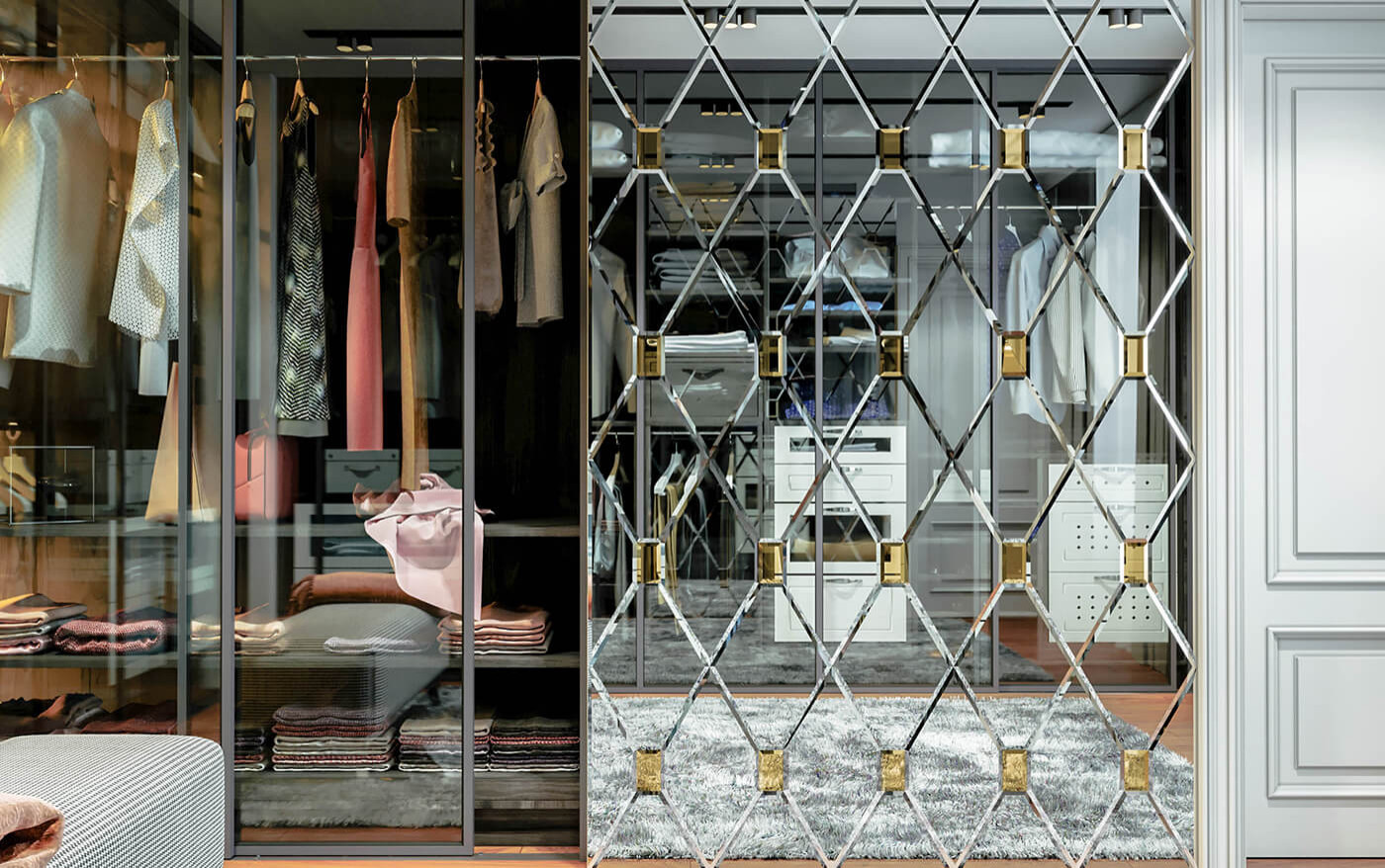 Зеркальное панно Нью-Йорк