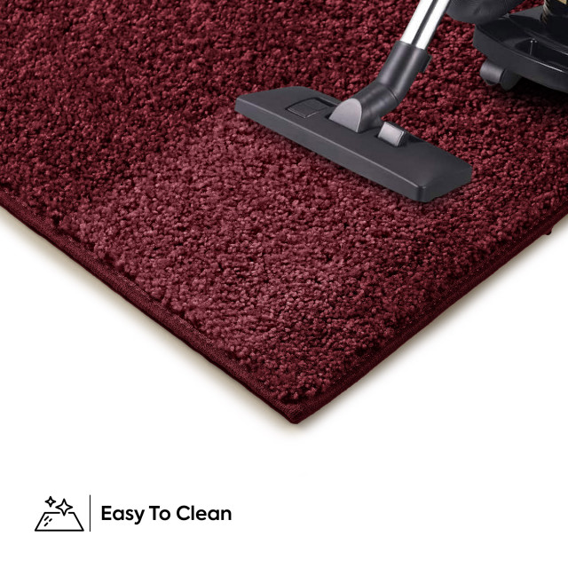 4x18 Rug Modern Plush Solid - Pet and Kids Friendly Made in USA, Area Rug, 4' X ...