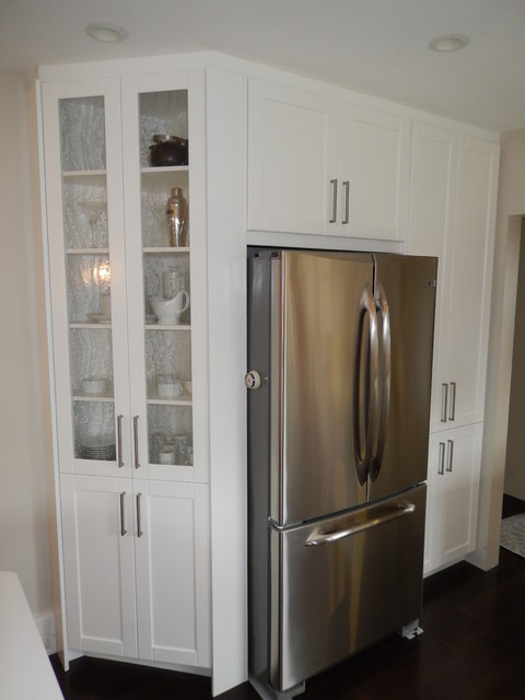 Transitional - White Lacquer transitional-kitchen