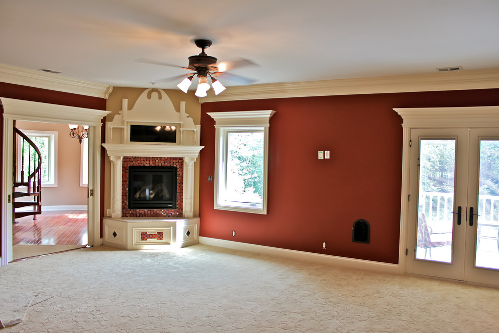 This is an example of a traditional living room in Louisville.