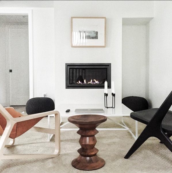 Heat & Glo Cosmo 42 Gas Fireplace Modern Basement Minneapolis