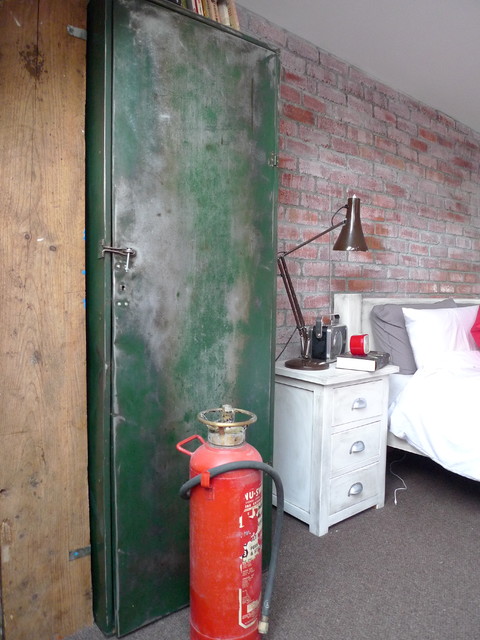 Loft conversion rustic-bedroom