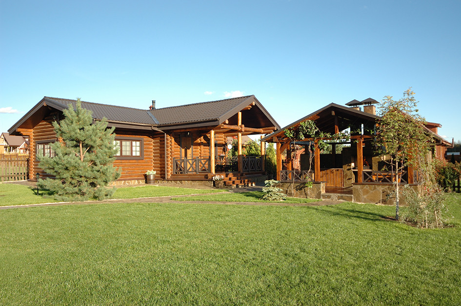 Баня из бревна