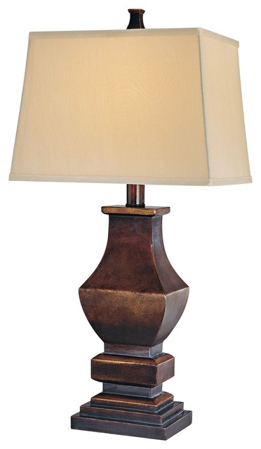 Transitional Ambience Collection Antiqued Bronze Table Lamp