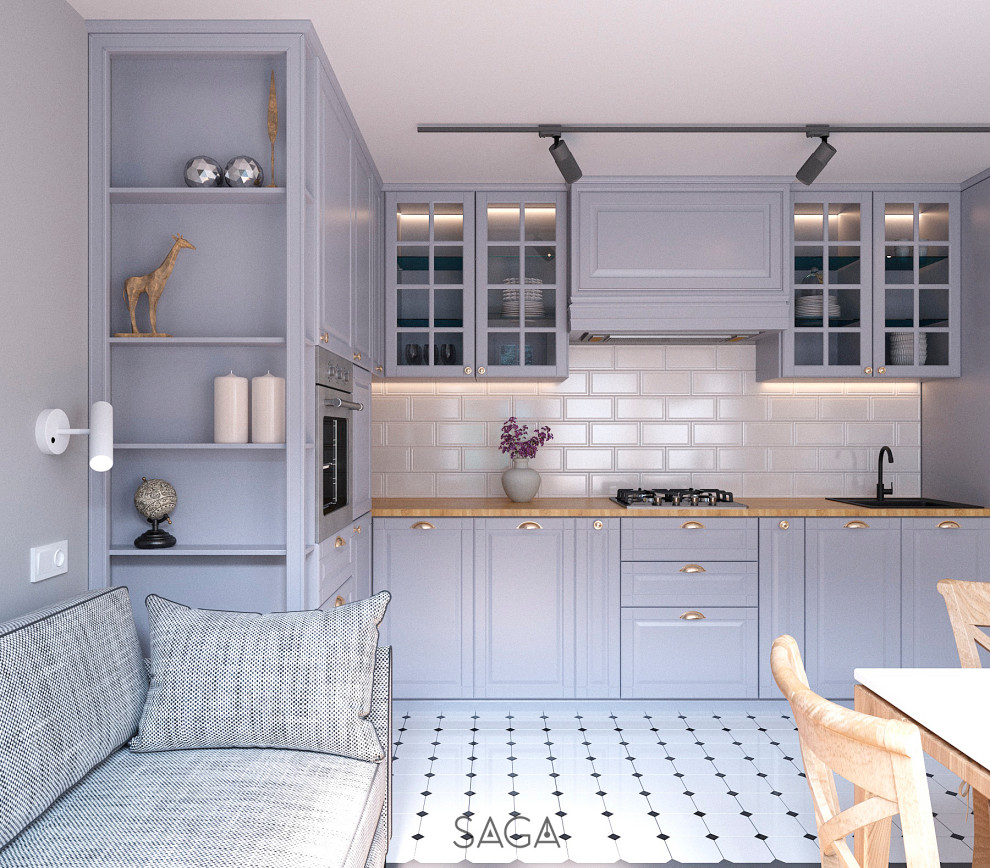 Дизайн интерьера кухни в частном жилом доме