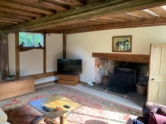 Vintage & contemporary interior design creates exciting interior for holiday let rustic