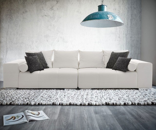 Big Sofa Marbeya Weiss 290x120 mit 10 Kissen - Contemporary - Nuremberg -  by DELIFE | Houzz