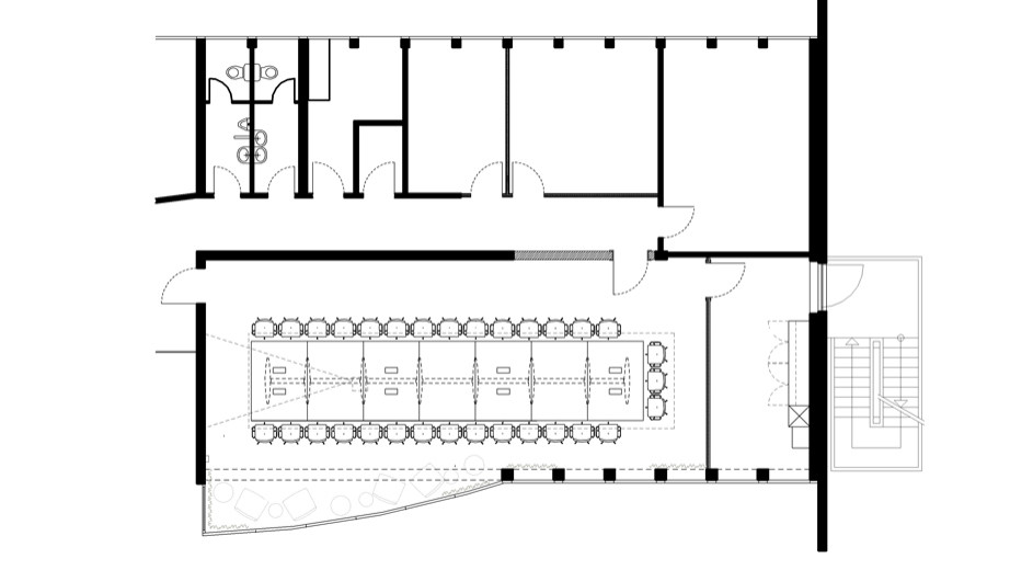 Remondis Konferenzraum Office Büro Planung Umplanung Modernisierung Interior Design NRW Krefeld Köln Architektur Innenarchitektur Gestaltung 3D Akustik Beleuchtung Großraumbüro Besprechung
