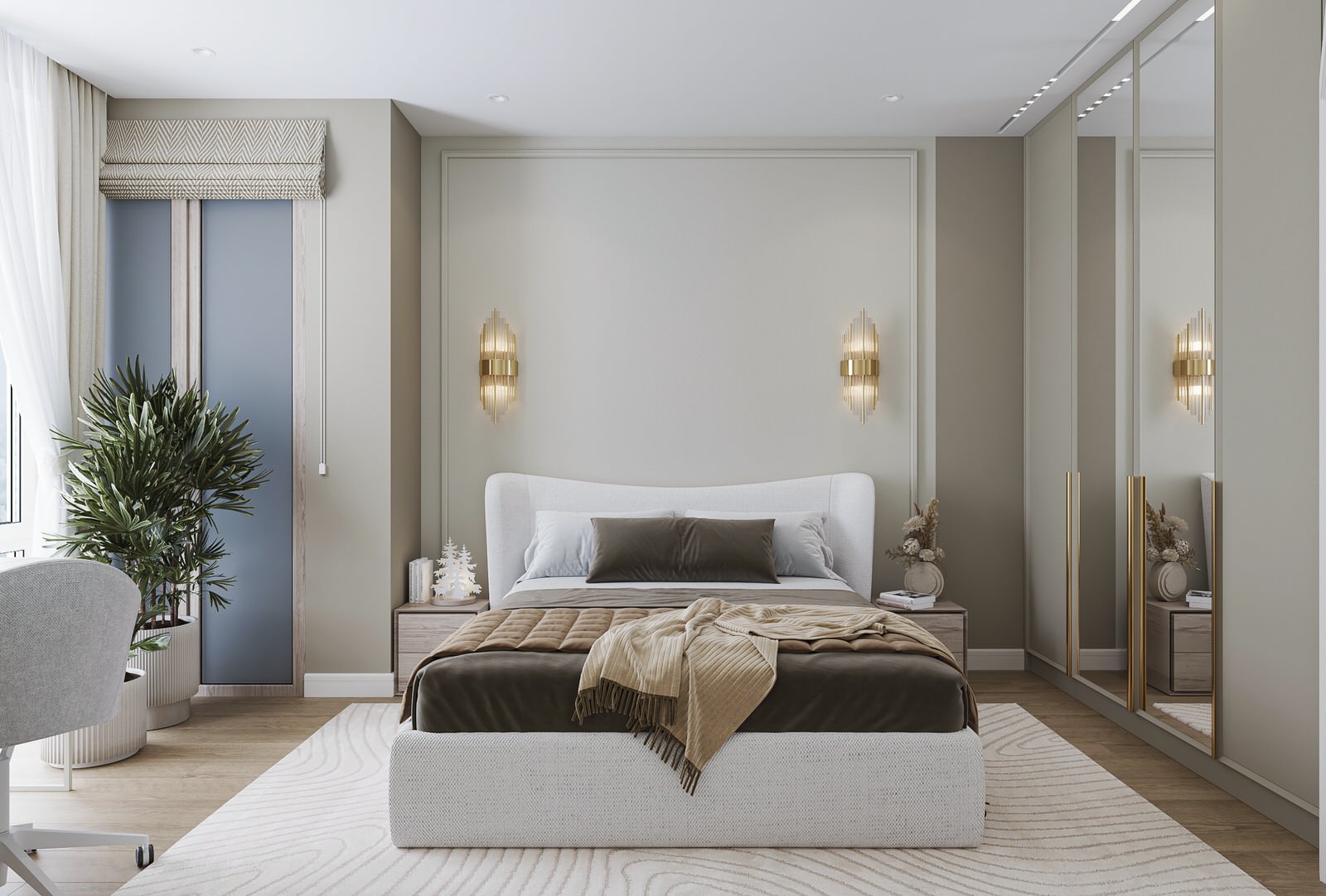 Интерьер в современном стиле в ЖК NOW