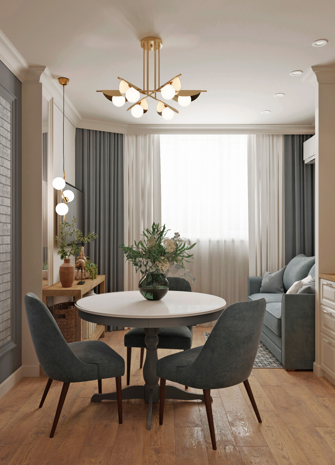 г. Краснодар, квартира для молодой девушки 41,5 кв.м.