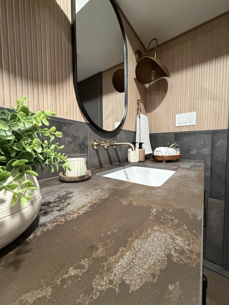 Dekton Vanity Countertop | Contemporary Bathroom Design