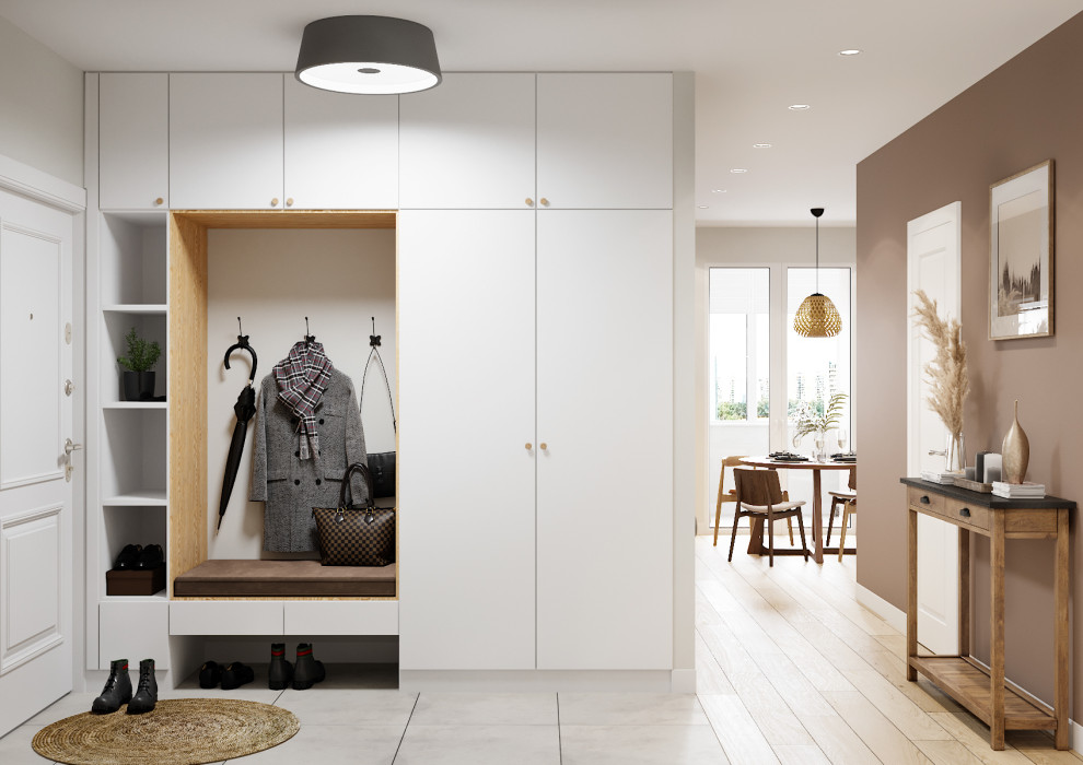 Проект квартиры "Пудра и шоколад"