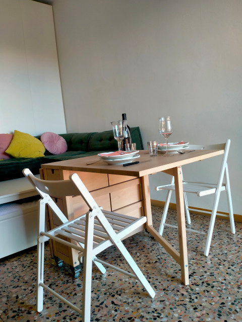 IKEA NORDEN HACK - TAVOLO SU RUOTE - Contemporaneo - Sala da Pranzo -  Milano - di OFFICINE VITTORIO COLOMBO SAS | Houzz