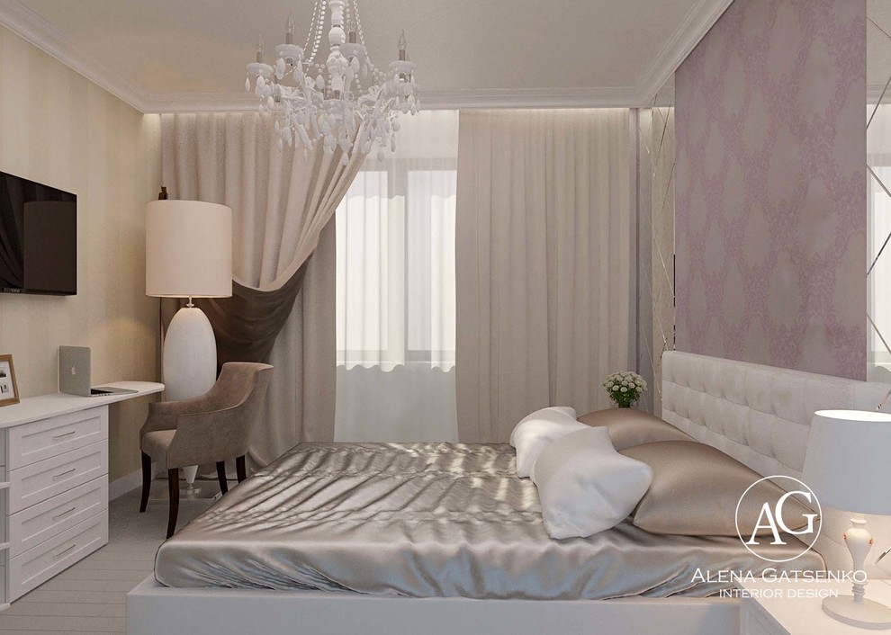 Дизайн частного дома в пастельных тонах