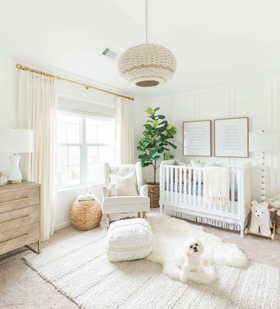 Example of a nursery design in Houston