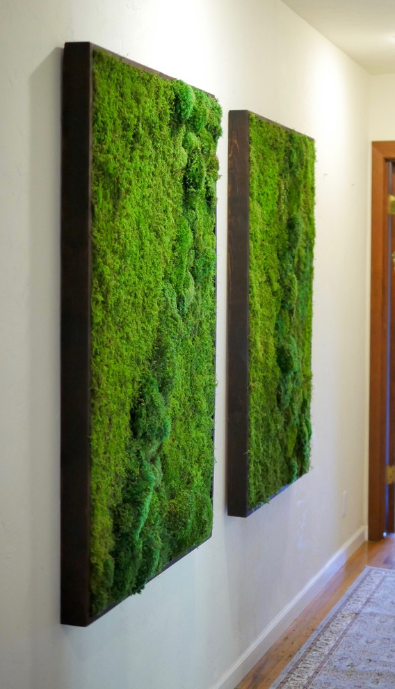 Vertical Garden Bright Green Moss Wall Art