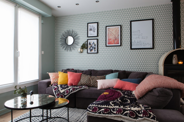 Projet St Andr&eacute; scandinavian-living-room