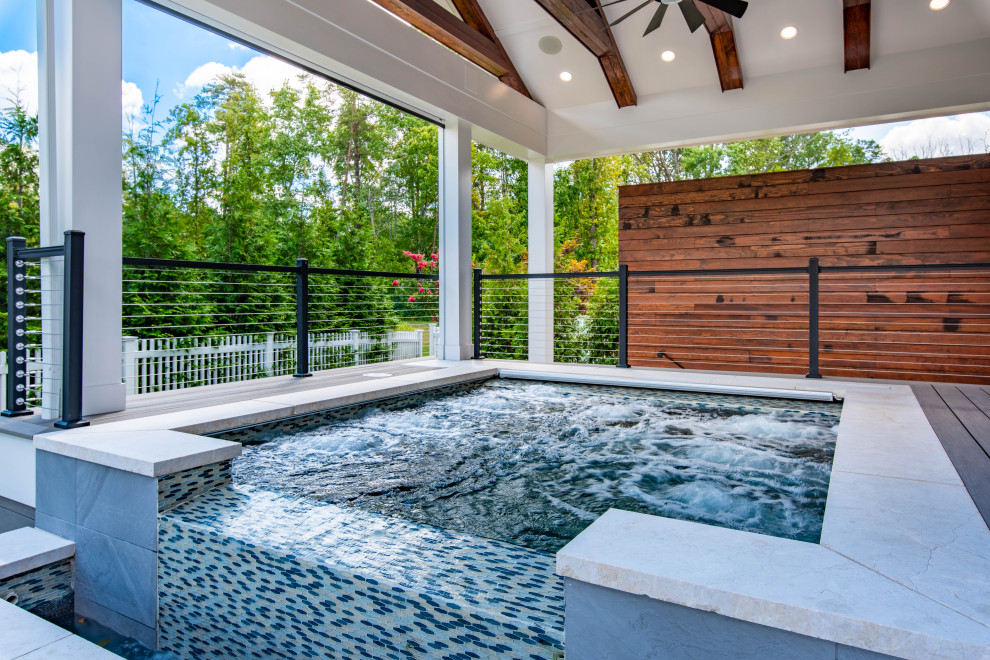 Inspiration for a transitional pool remodel in DC Metro