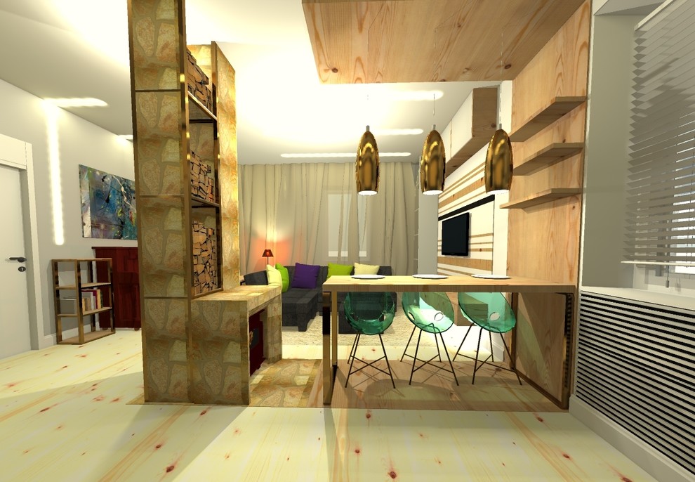 Студия в скандинавском стиле