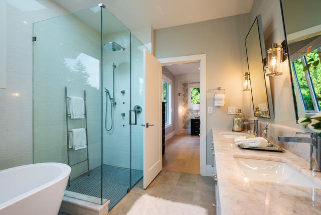 Deep Roots klassisch-modern-badezimmer