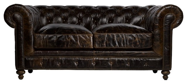 Cigar Club Leather Chesterfield Sofa Traditional Sofas By Cigar Club Leather Chesterfield Sofa