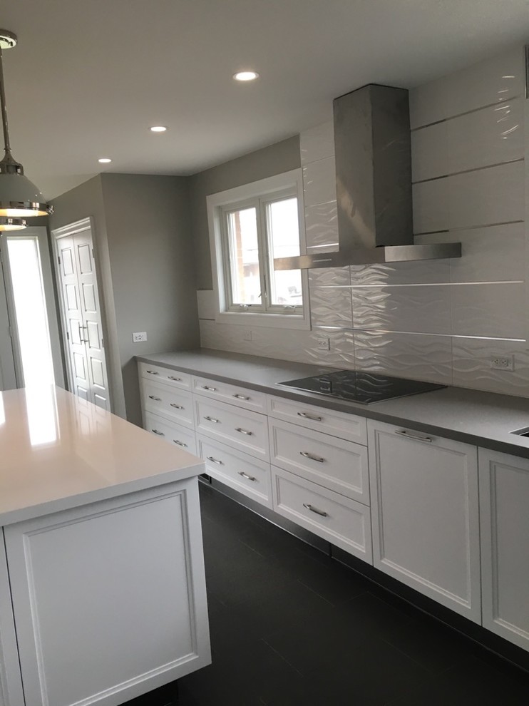Inspiration for a transitional home design remodel in Toronto