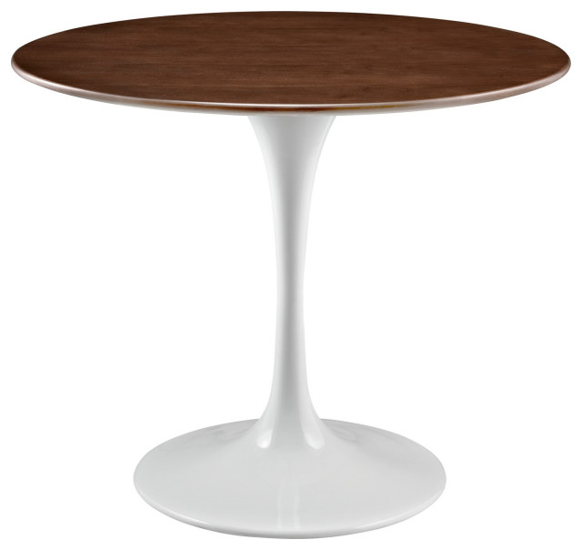 36 Round Walnut Dining Table, 36 Round Table With Leaf