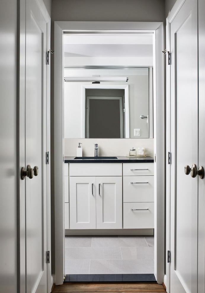 Inspiration for a transitional home design remodel in DC Metro