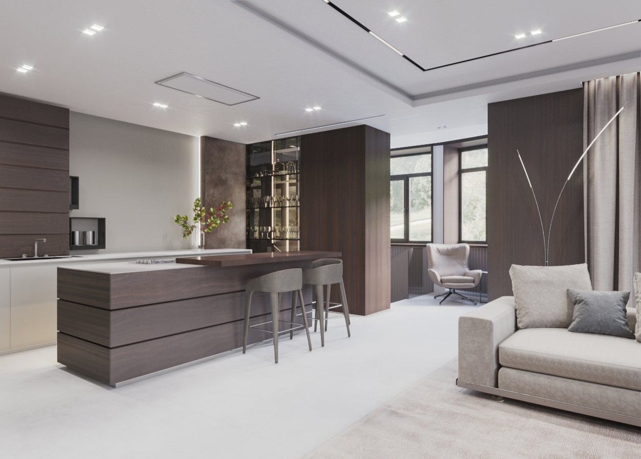 Двухуровневые апартаменты на Мира