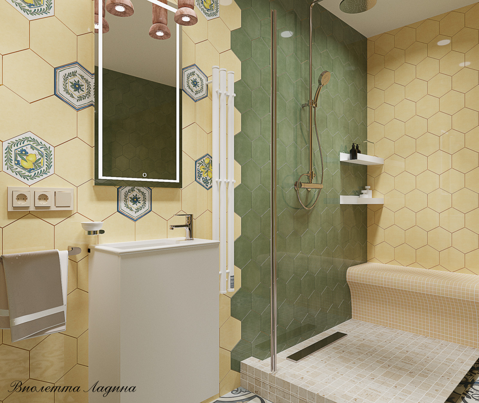 Большая квартира с воспоминаниями о путешествиях.