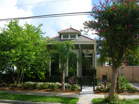 This is an example of a bohemian home in New Orleans.