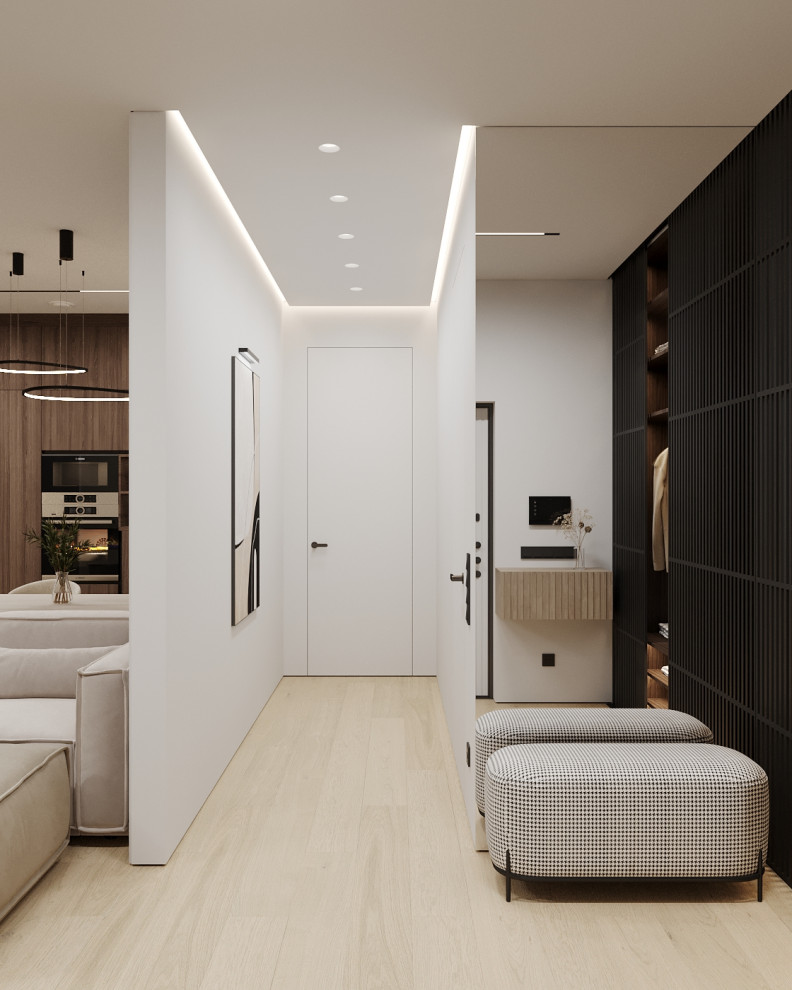 Двухкомнатная квартира в природных оттенках