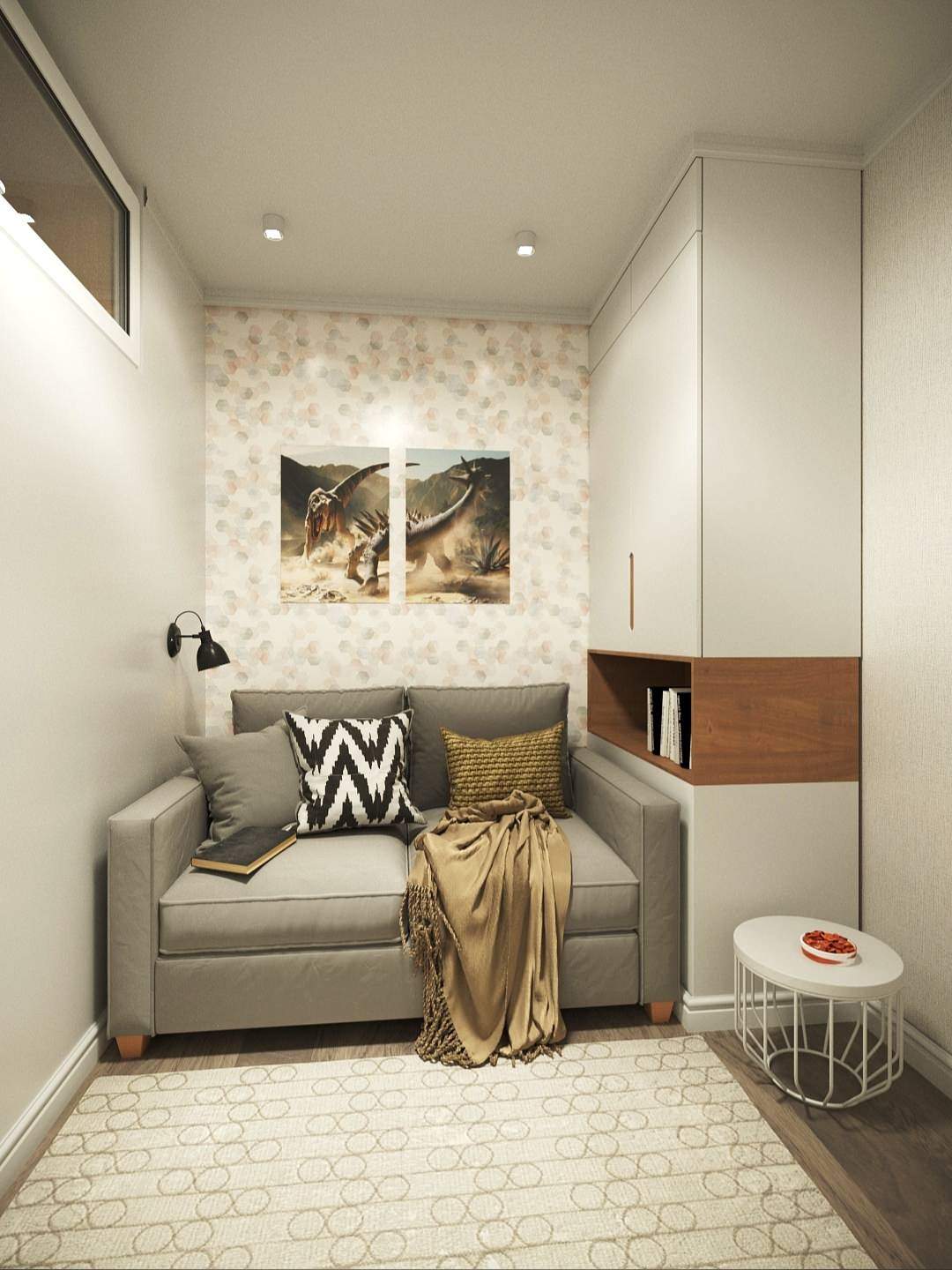 Компактная квартира студия 36.2 кв. м.