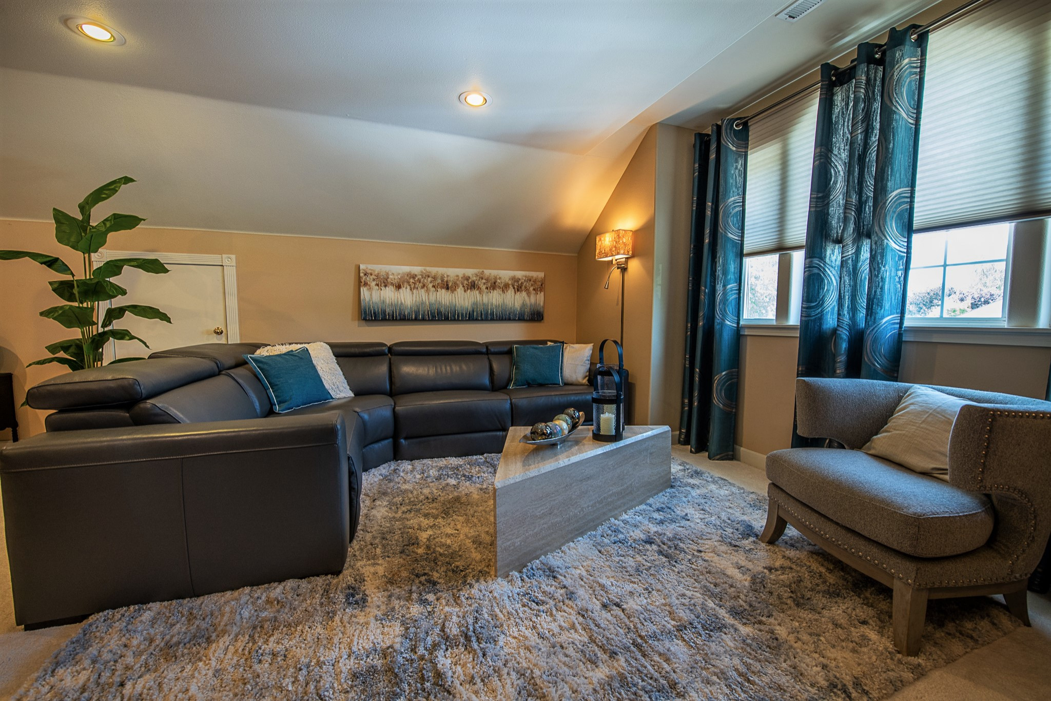 Mid-Century Modern Family Room