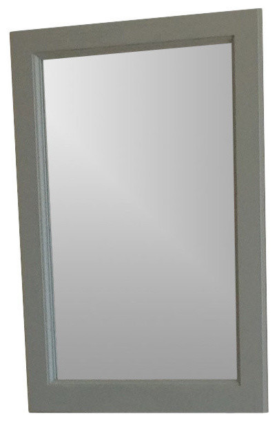 20" Birch American Shaker Mirror, Java