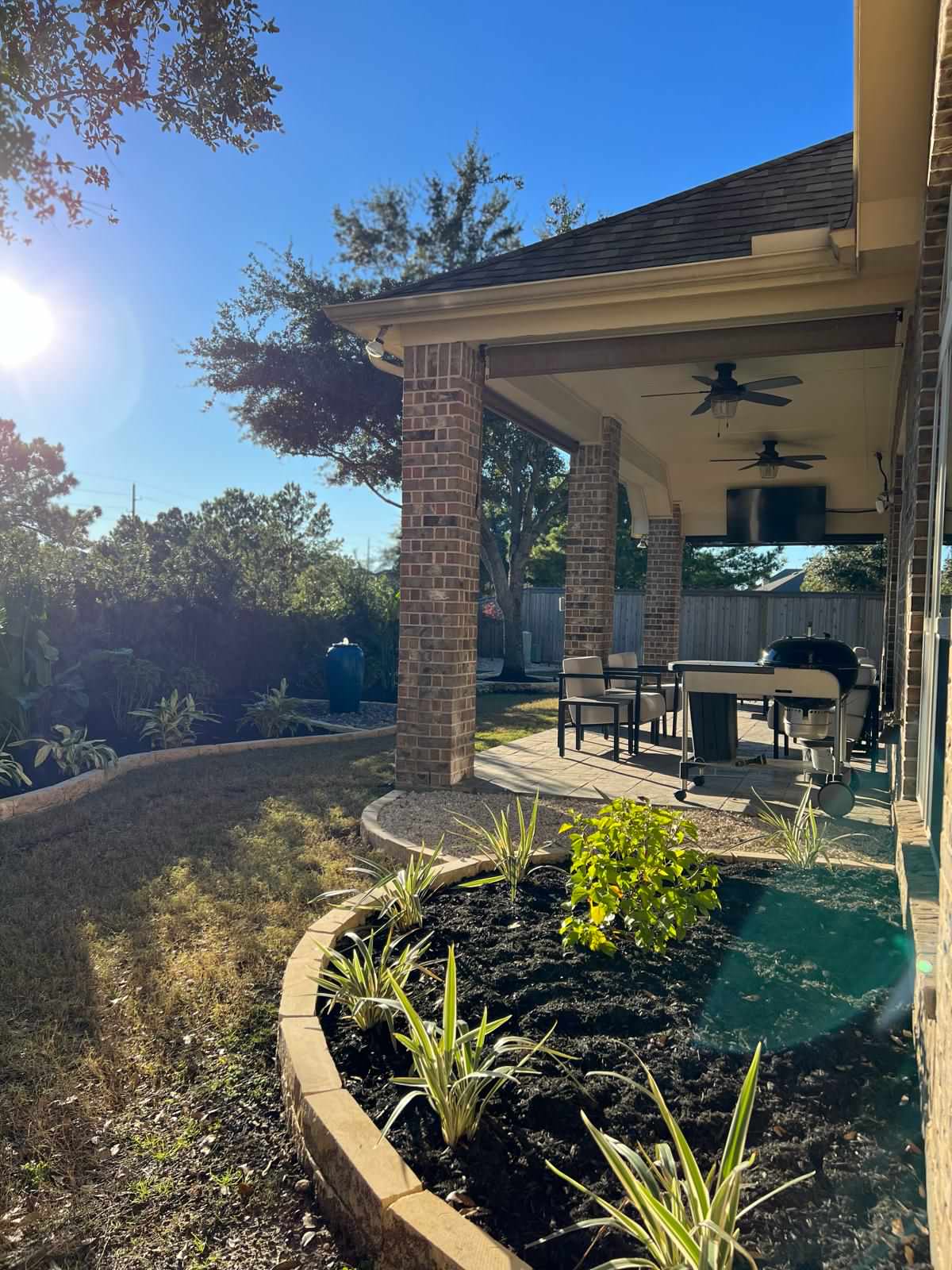 Putting Green, Backyard Paradise and Front yard Makeover in Fulshear!