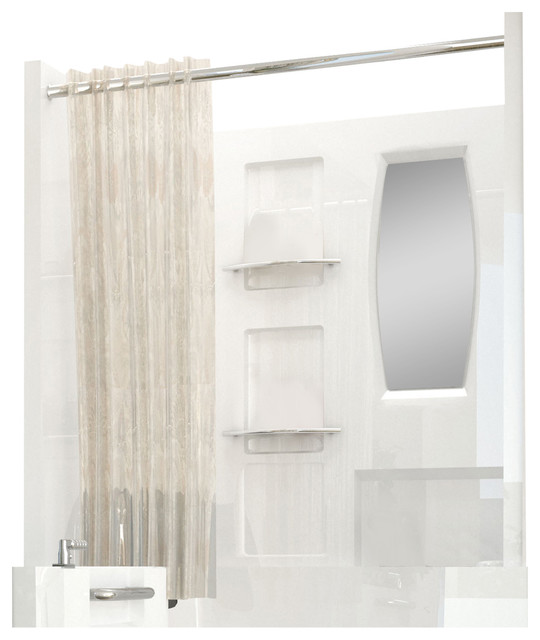 Meditub Shower Enclosure 31 X 40 3 Piece Walk In Bathtub