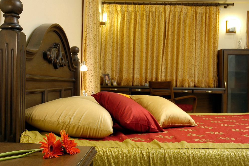 Inspiration for an Indian bedroom in Mumbai.