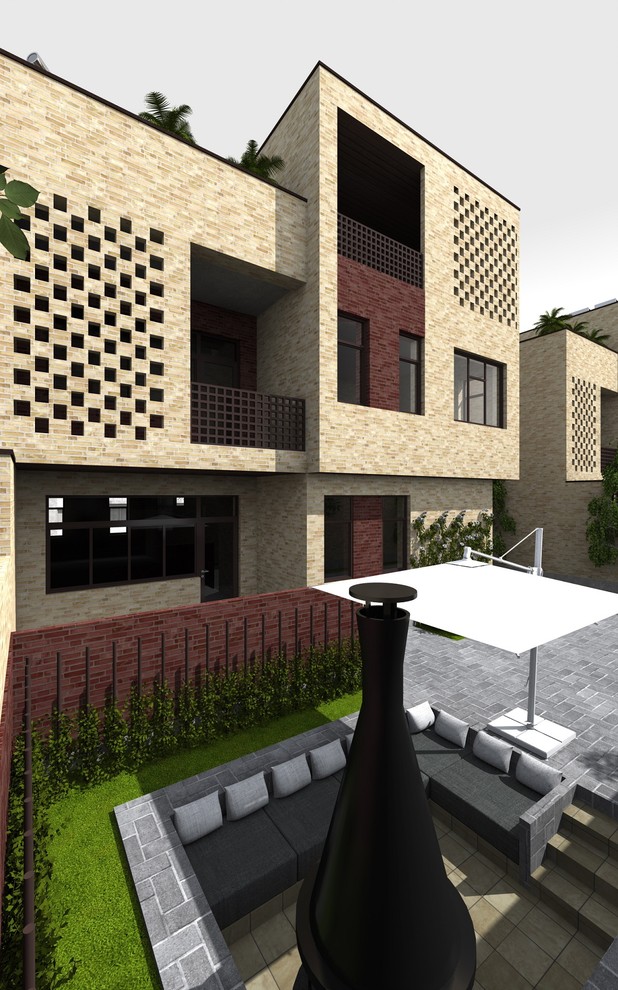 проект серии частных кирпичных домов