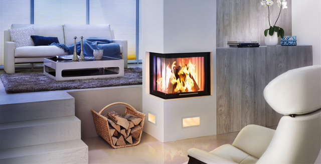 Kamine - modern contemporary-family-room