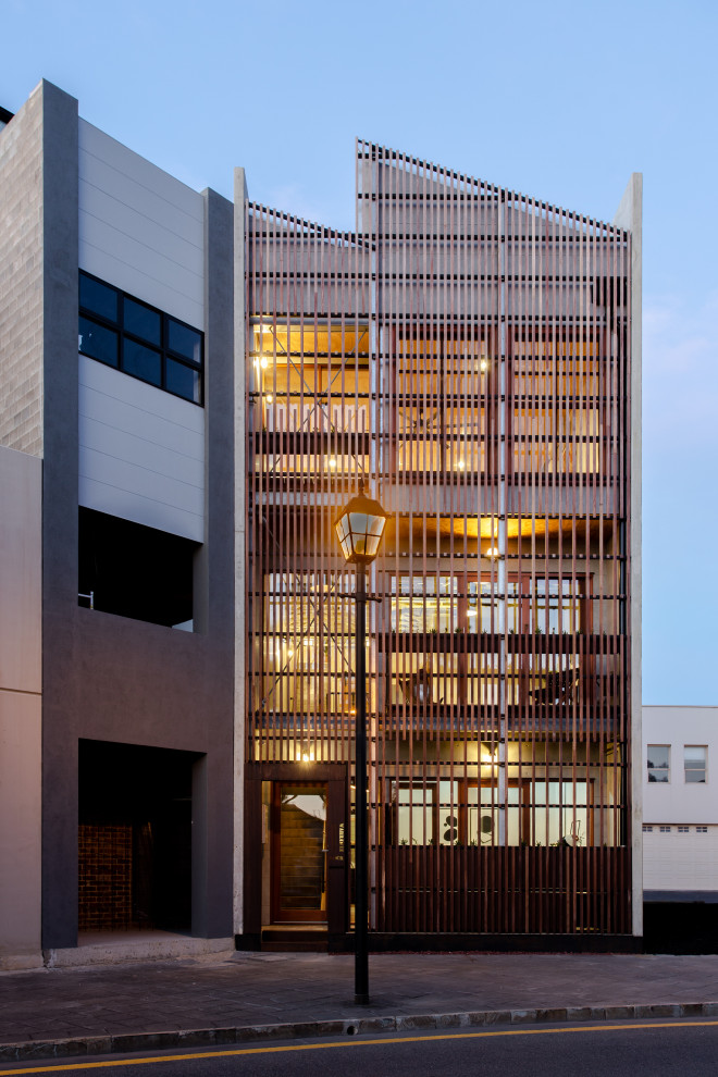 Inspiration for an industrial exterior in Adelaide.